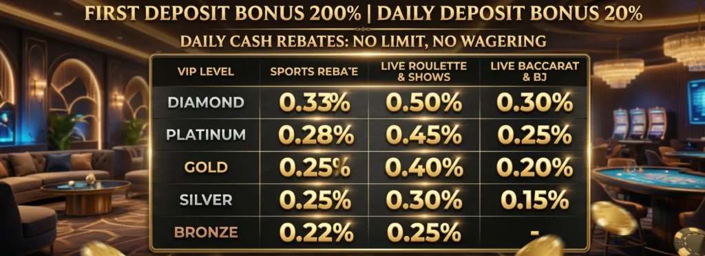 VIP ROYALTY BONUS W88